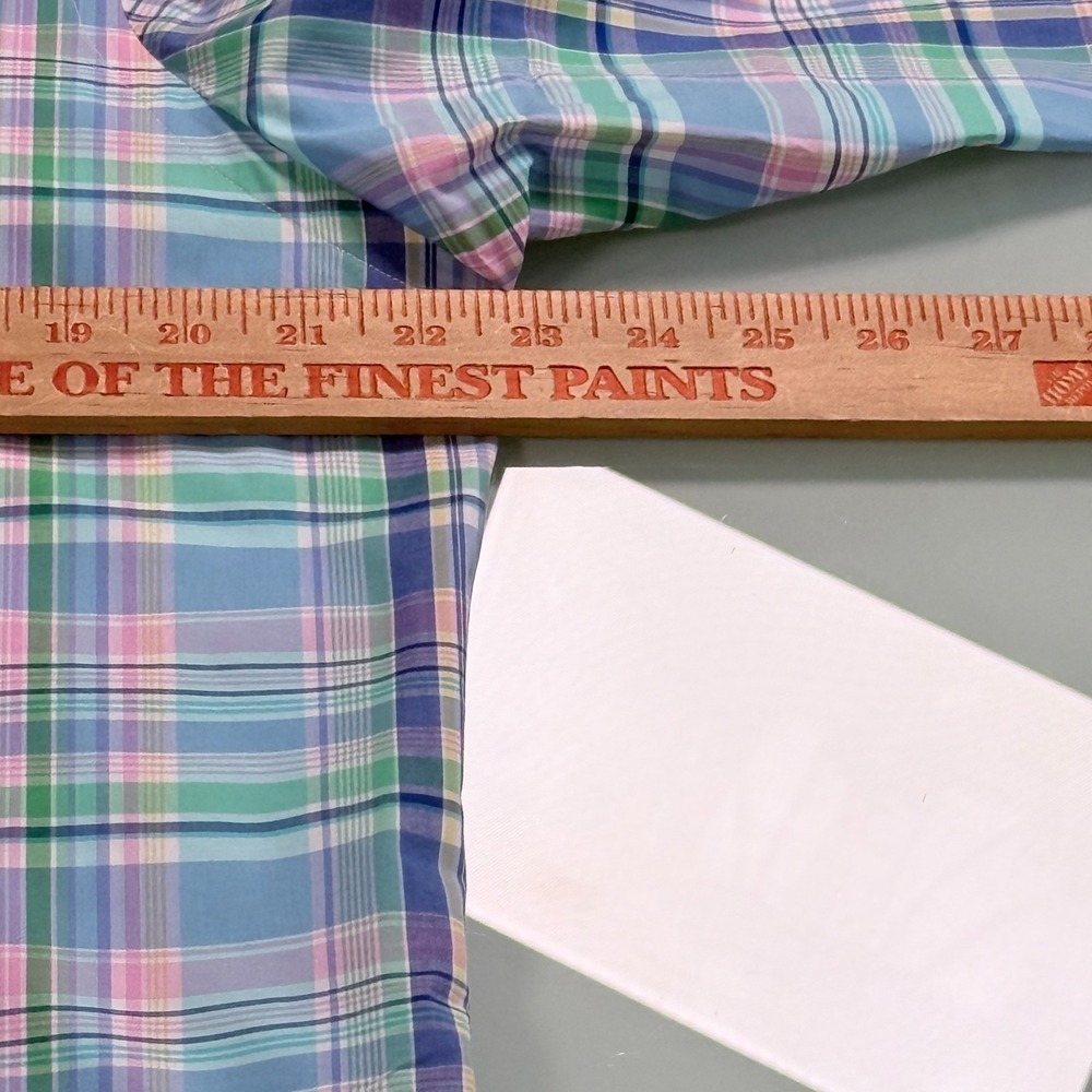 Ralph Lauren Stretch Shirt Mens M Multicolor Plaid Button Down Preppy - Picture 11 of 15